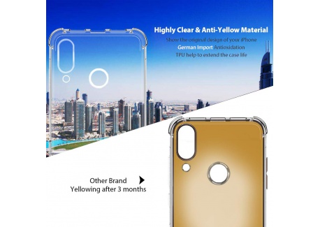 Ferilinso Coque pour Xiaomi Redmi Note 7/ Note 7S/ Note 7 Pro, Ultra Mince résistant aux Rayures Crystal Clear Silicone TPU R