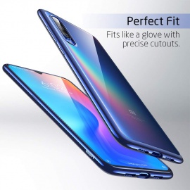 ESR Coque pour Xiaomi Mi 9, Coque Transparente Silicone TPU Souple avec Cadre de Protection Brillant Chromé, Housse Etui de P