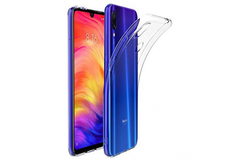 Amonke Coque Xiaomi Redmi Note 7 Transparente, Ultra Mince Étui De Protection Absorption De Choc, Ultra Clair TPU Silicone Tr