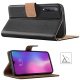 HOOMIL Coque pour Xiaomi Mi 9, Portefeuille Étuis à Folio en Cuir PU Premium Housse pour Xiaomi Mi 9 Etui  Noir 