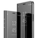Miroir Coque pour Xiaomi Mi 8 Coque Flip Case, Clear View Case Placage Miroir Effet Coque à Rabat Magnétique PU Cuir Anti Cho