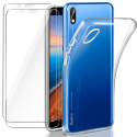 Coque Xiaomi Redmi 7A Transparente + 2 × Verre trempé Protection écran