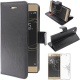 ebestStar - Coque Sony Xperia XA1, XA1 Dual  2017  Etui PU Cuir Housse Portefeuille Porte-Cartes Support Stand, Noir + Film P