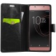 ebestStar - Coque Sony Xperia L1, L1 Dual Etui PU Cuir Housse Portefeuille Porte-Cartes Support Stand, Noir + Film Protection