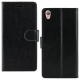 ebestStar - Coque Sony Xperia L1, L1 Dual Etui PU Cuir Housse Portefeuille Porte-Cartes Support Stand, Noir + Film Protection