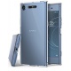 Ringke Coque Sony Xperia XZ1, [Fusion] Bumper en TPU avec Dos Crystal Transparent [Protection Contre Les Chutes/Technologie d