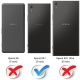 KASOS Coque pour Sony Xperia XA1, Housse Case Bumper Coque de Protection en PU Cuir Ultra Slim à Rabat Flip Cover Support Sta