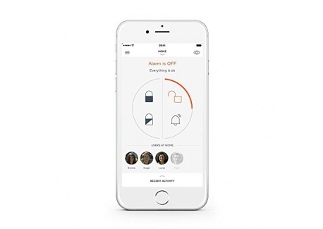 Myfox Home Alarm, système de sécurité intelligent proactif sans fil, WiFi, avec application compatible avec Android/iOS, BU0101