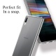 LK Coque pour Sony Xperia L3, Souple Flexible Silicone Gel Housse TPU Case Cover avec Verre Trempé Protection écran[1 Pièces]