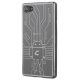 Coque Sony Xperia Z5 Compact, Cruzerlite Bugdroid Circuit Coque Compatible pour Sony Xperia Z5 Compact - Clair