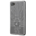 Coque Sony Xperia Z5 Compact, Cruzerlite Bugdroid Circuit Coque Compatible pour Sony Xperia Z5 Compact - Clair