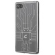 Coque Sony Xperia Z5 Compact, Cruzerlite Bugdroid Circuit Coque Compatible pour Sony Xperia Z5 Compact - Clair