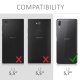 kwmobile Coque Sony Xperia L3 - Coque pour Sony Xperia L3 - Housse de téléphone en Silicone Noir-Multicolore-Transparent