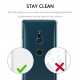 GEEMEE Coque Sony Xperia XZ3, Transparente Gel Silicone TPU Housse Etui de Protection, [ Souple Cristal ] [Anti-Rayures ] [ A