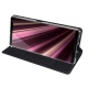 DUX DUCIS Coque Sony Xperia 10, Premium Étui de Protection [Stand Support] [Porte-Cartes de Crédit] [Fermeture Magnétique] TP