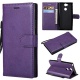 BoxTii Coque Sony Xperia E5, Etui en Cuir Flip Portefeuille Housse de Protection avec Gratuit Protection Décran en Verre Tre