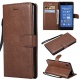 BoxTii Coque Sony Xperia E5, Etui en Cuir Flip Portefeuille Housse de Protection avec Gratuit Protection Décran en Verre Tre