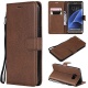 BoxTii Coque Sony Xperia E5, Etui en Cuir Flip Portefeuille Housse de Protection avec Gratuit Protection Décran en Verre Tre