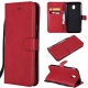 BoxTii Coque Sony Xperia E5, Etui en Cuir Flip Portefeuille Housse de Protection avec Gratuit Protection Décran en Verre Tre