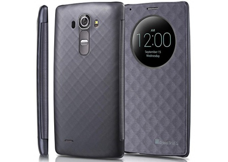 GreatShield Coque pour LG G4/LG G4 Plus  5.5" ,Quick Circle Étui à Rabat,Livre Etui folio,Housse Protection avec Fenêtre Circ