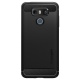 Spigen Coque LG G6, [Rugged Armor] Resistant Anti Choc [Noir] Silicone, Souple, Protection Robuste, Finition Matte, Housse Et