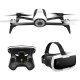 Parrot Bebop 2 Pack de Drone/Lunette FPV/Skycontroller pour Smartphone/Tablette Blanc