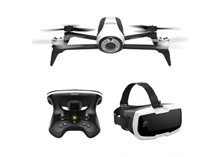 Parrot Bebop 2 Pack de Drone/Lunette FPV/Skycontroller pour Smartphone/Tablette Blanc