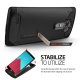 Spigen Coque LG G4, Ultimate Protection Contre Les Chutes et Les impacts, [Black] [Rugged Armor] Coque pour LG G4, G4 Coque, 
