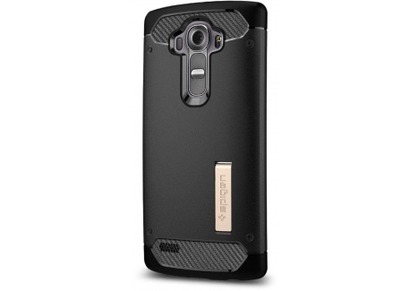 Spigen Coque LG G4, Ultimate Protection Contre Les Chutes et Les impacts, [Black] [Rugged Armor] Coque pour LG G4, G4 Coque, 