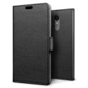 SLEO Coque LG K8 2017, Etui Portefeuille PU Cuir Ultra Slim Mince Premium Slip Magnétique à Rabat Couverture Antichoc avec Su