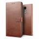 SLEO Coque LG K4 2017, Etui Portefeuille en PU Cuir Rétro Unique Style Ultra Slim Antichoc Magnétique avec Support Slots de C