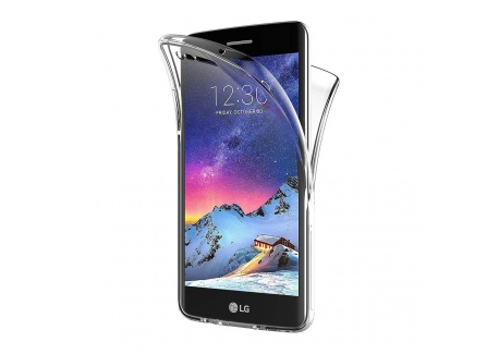 COPHONE® Coque 360 degrès Transparente en Gel LG K8 2017 Protection Integral et Invisible. Haute qualité