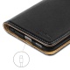 HOOMIL Coque LG G6, Housse en Cuir Premium Flip Case Portefeuille Etui Coque pour LG G6  H3171, Noir 