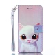 Carols Coque LG Q6 Housse Étui à Rabat en Cuir PU + TPU Portefeuille Wallet Cartes Slots Fonction Support Rabat Flip Phone Ca