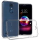 E-Hamii Coque LG K10 2017, Transparent TPU Housse Cover, Supérieur à la Silicone Case, Absorption de Choc Bumper et Anti-Scra