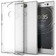 E-Hamii Coque LG K10 2017, Transparent TPU Housse Cover, Supérieur à la Silicone Case, Absorption de Choc Bumper et Anti-Scra