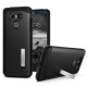 Spigen Coque LG G6, [Slim Armor] Coussin dair [Metal Slate] Protection Angles/Coussin dair/Silicone Anti Scratch/Fine/Houss