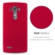 Cadorabo Coque pour LG G4 / G4 Plus en Frost Rouge - Housse Protection Souple en Silicone TPU avec Anti-Choc et Anti-Rayures 