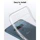 AINOYA Coque LG G8s ThinQ, Etui Transparent Silicone TPU Souple, Bumper Housse de Protection pour LG G8s ThinQ.