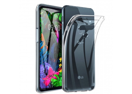 AINOYA Coque LG G8s ThinQ, Etui Transparent Silicone TPU Souple, Bumper Housse de Protection pour LG G8s ThinQ.