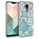 kwmobile Coque LG G7 ThinQ/Fit/One - Coque pour LG G7 ThinQ/Fit/One - Housse de téléphone en Silicone doré-Transparent