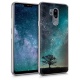 kwmobile Coque LG G7 ThinQ/Fit/One - Coque pour LG G7 ThinQ/Fit/One - Housse de téléphone en Silicone doré-Transparent