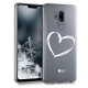 kwmobile Coque LG G7 ThinQ/Fit/One - Coque pour LG G7 ThinQ/Fit/One - Housse de téléphone en Silicone doré-Transparent