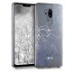 kwmobile Coque LG G7 ThinQ/Fit/One - Coque pour LG G7 ThinQ/Fit/One - Housse de téléphone en Silicone doré-Transparent