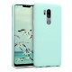 kwmobile Coque LG G7 ThinQ/Fit/One - Coque pour LG G7 ThinQ/Fit/One - Housse de téléphone en Silicone doré-Transparent