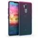 kwmobile Coque LG G7 ThinQ/Fit/One - Coque pour LG G7 ThinQ/Fit/One - Housse de téléphone en Silicone doré-Transparent