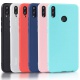 Wanxideng 6 x Coque Honor 8X, Housse Souple en TPU Silicone - Soft Silicone Case Cover [ Noir + Rouge + Bleu Foncé + Rose + V