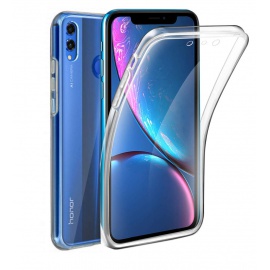 AURSTORE Coque 360 Degré Huawei Honor 8X - Protection intégrale Avant + Arrière en Rigide, Housse Etui Pochette Tactile Prote