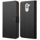 HOOMIL Coque Honor 6X, Housse en Cuir Premium Flip Case Portefeuille Etui Coque pour Huawei Honor 6X  H3029, Noir 