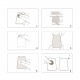 SCDMY pour Huawei Honor 8A Coque Silicone + Verre trempé écran Film, Transparent Case Souple TPU Bumper Etui Housse e Verre t